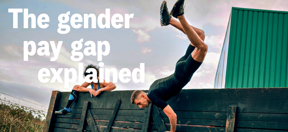 Gender pay gap infographic