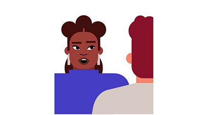 illustration 2 people