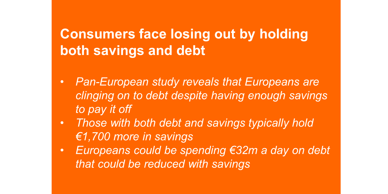 Consumers face losing out by holding both savings and debt