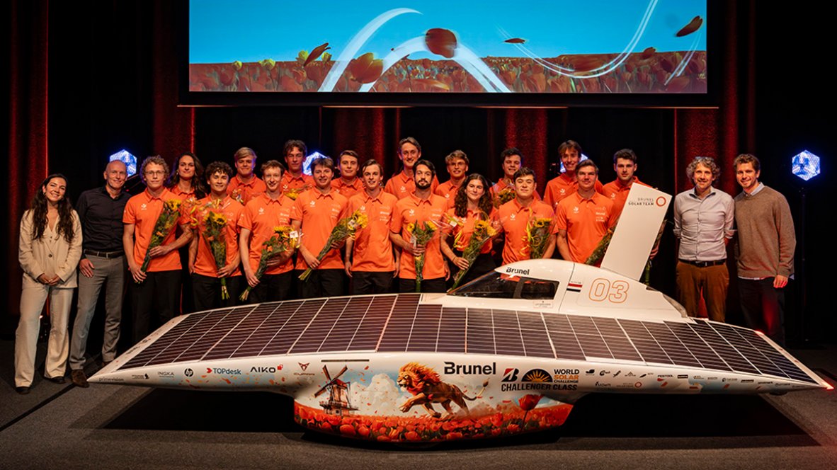 The 18-person team from TU Delft will compete in the World Solar Challenge in August.